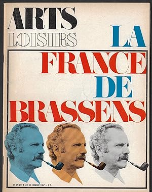 Image du vendeur pour ARTS LOISIRS N 67 du 4 au 10 janvier 1967 -La France de Brassens / Les Halles / Svoboda l'homme du thtre de l'an 2000 mis en vente par ART...on paper - 20th Century Art Books