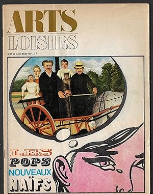 Image du vendeur pour ARTS LOISIRS N 75 du 1 au 7 mars 1967 - Les POPS nouveaux naifs / La droite et ses complexes / Une declaration capitale d'Aragon / Jacques Demy / Les clefs de Londres, par Noureev mis en vente par ART...on paper - 20th Century Art Books