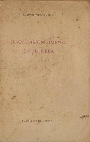 Image du vendeur pour Juan Ramon Jimenez En Su Obra mis en vente par Librera Urbe