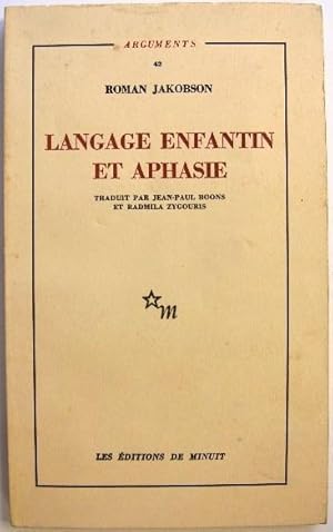 Langage enfantin et aphasie