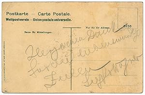 Imagen del vendedor de Eigenh. Bildpostkarte mit U. a la venta por Antiquariat INLIBRIS Gilhofer Nfg. GmbH