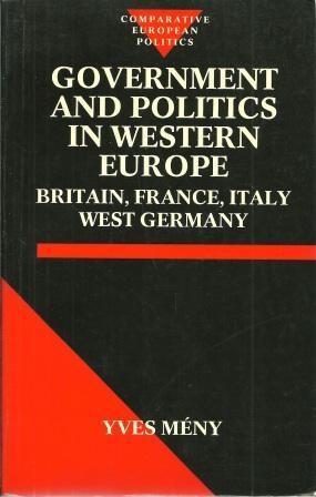 Seller image for Government and Politics in Western Europe: Britain, France, Italy, West Germany for sale by Works on Paper