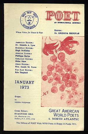 Bild des Verkufers fr Poet: An International Monthly January 1973 zum Verkauf von Between the Covers-Rare Books, Inc. ABAA
