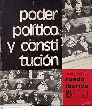 Bild des Verkufers fr Cuadernos de Ruedo Ibrico. Nmero 61/62, enero-abril 1979: Poder poltico y constitucin zum Verkauf von Llibres Capra