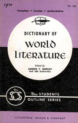 Seller image for Dictionary of World Literature for sale by Kayleighbug Books, IOBA