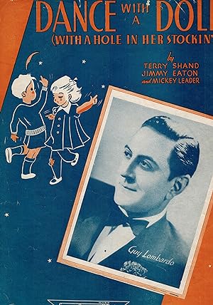 Seller image for Dance with a Dolly with a Hole in Her Stocking ( Stockin ) - Vintage Sheet Music Guy Lombardo Cover for sale by ! Turtle Creek Books  !