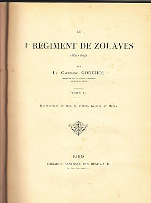 Imagen del vendedor de LE 1er RGIMENT DE ZOUAVES (1852-1895) a la venta por LIVRESCOLLECTOR