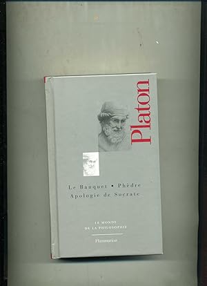 Bild des Verkufers fr LE BANQUET - PHDRE - APOLOGIE DE SOCRATE. Prsentation par Roger-Pol Droit. Traductions notes et bibliographies par Luc Brisson. zum Verkauf von Librairie CLERC