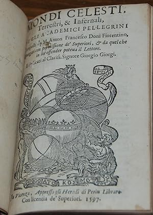 Immagine del venditore per MONDI CELESTI TERRESTRI, & INFERNALI.; [ed. by B. Macchietta]. 2 parts in 1, each with its own title page venduto da Second Life Books, Inc.