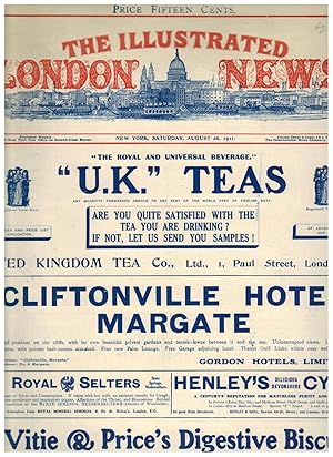 Seller image for THE ILLUSTRATED LONDON NEWS. August 26, 1911 for sale by Jim Hodgson Books