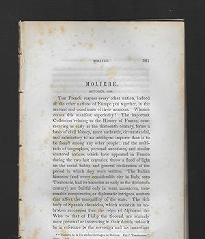 Seller image for Histoire De La Vie Et Des Ouvrages De Moliere, Book Review for sale by Legacy Books II