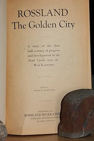 Imagen del vendedor de Rossland - the Golden City a la venta por Wagon Tongue Books