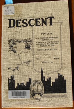 Seller image for Descent: The Journal of the Society of Australian Genealogists (Vol 7, March 1976, Part 4) for sale by Reading Habit