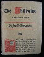 The Philistine: A Periodical of Protest, Vol. 27 No. 4, September 1908