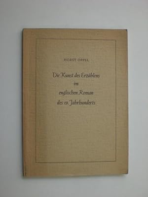 Bild des Verkufers fr Die Kunst des Erzhlens im englischen Roman des 19. Jahrhunderts. zum Verkauf von Stefan Kpper