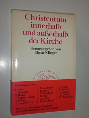 Seller image for Christentum innerhalb und auerhalb der Kirche. for sale by Stefan Kpper