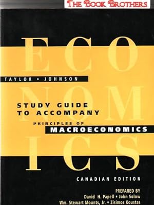 Immagine del venditore per Study Guide to Accompany Principles of Macroeconomics : Canadian Edition venduto da THE BOOK BROTHERS