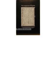 Immagine del venditore per Judgement of Experts, The : Essays and Documents About the Investigation of the Forging of the Oath of a Freeman venduto da Monroe Street Books