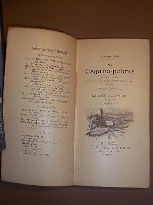 Imagen del vendedor de EL ENGAA-POBRES. Estudo de una Pasin. Versin castellana de Rafael Altamira. Ilustraciones de Joaqun Mir. a la venta por Carmichael Alonso Libros