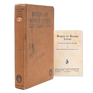 Bild des Verkufers fr Bogus or Bonus Lives zum Verkauf von James Cummins Bookseller, ABAA
