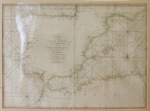 Bild des Verkufers fr A Chart of the Coasts of Spain and Portugal with the Balearic Islands and Part of the Coast of Barbary zum Verkauf von James Cummins Bookseller, ABAA