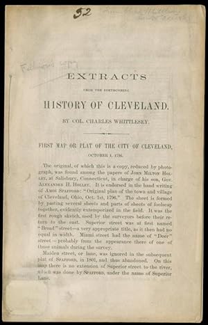 Extracts from the Forthcoming History of Cleveland