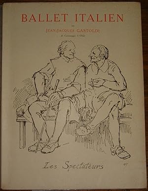 Ballet italien. Extrait d'un cahier de musique du XVIe siècle.