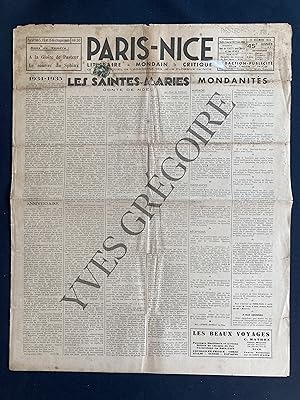 PARIS-NICE-N°931-25 DECEMBRE 1934