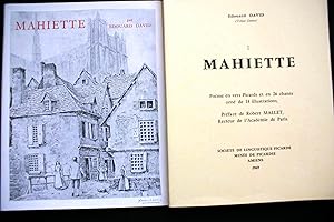 Image du vendeur pour MAHIETTE ou ch'chef-d'oeuvre de la Ch'l'eintailleux mis en vente par Librairie RAIMOND