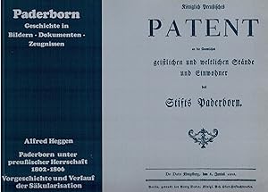 Bild des Verkufers fr Paderborn unter preu?ischer Herrschaft 1802-1806. Vorgeschichte und Verlauf der S?kularisation - Paderborn Geschichte in Bildern Dokumenten Zeugnissen Heft 2 zum Verkauf von Antiquariat Hans Wger