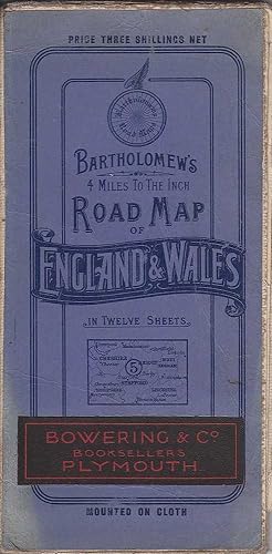 Seller image for Bartholomew's 4 Miles to the Inch Road Map of England & Wales for sale by Mr Pickwick's Fine Old Books
