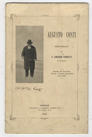 Immagine del venditore per Augusto Conti. Ricordo. venduto da Libreria Oreste Gozzini snc