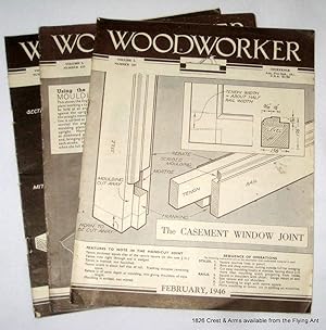 WOODWORKER. 1946 Monthly Magazine, February, April, or December, Price is Per Issue, Available Se...