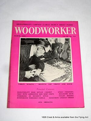 WOODWORKER. 1958 Monthly Magazine, March