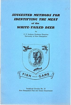 Suggested Methods for Identifying the Meat of the white-Tailed Deer