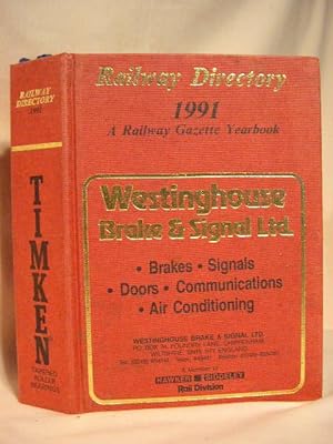 Immagine del venditore per RAILWAY DIRECTORY 1991: A RAILWAY GAZETTE YEARBOOK venduto da Robert Gavora, Fine & Rare Books, ABAA