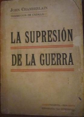 La supresión de la guerra