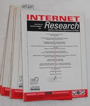 INTERNET RESEARCH - Vol. 8 / 1998 (kompletter Jahrgang) - Electronic Networking Applications and ...