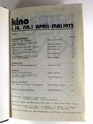 Kino. - 1. Jg. / 1973, 1 - 9 (Jan. 1974) (gebunden in 1 Bd.)