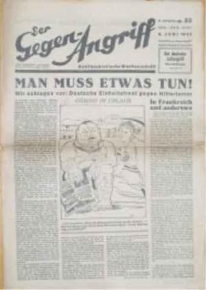 DER GEGEN-ANGRIFF - Antifaschistische Wochenschrift.- III. jahrgang, Nr. 23, 8. Juni 1935