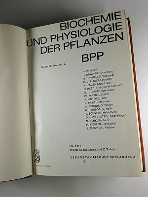 Biochemie und Physiologie der Pflanzen BPP. - 162. Bd. / 1971 (gebundener Jahresbd.)