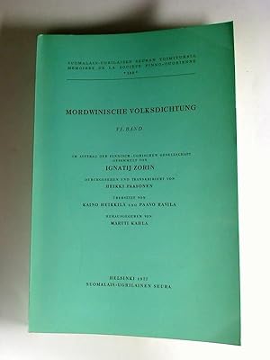 Mordwinische Volksdichtung (VI. Band)