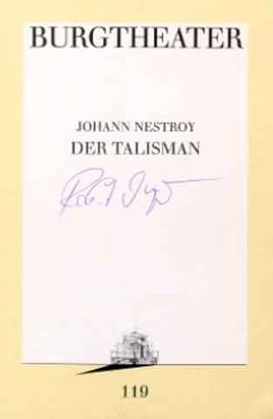 Der Talisman : Posse mit Gesang in drei Akten. - Burgtheater 1993/94.