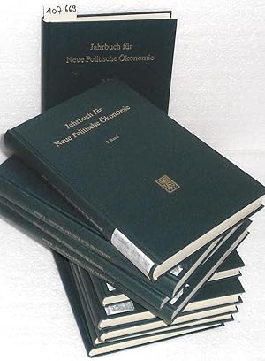 Jahrbuch für Neue Politische Ökonomie. - KONVOLUT : 10 Bände (1-10).