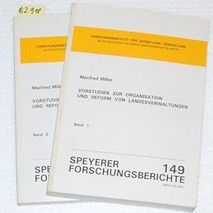 Vorstudien zur Organisation und Reform von Landesverwaltungungen. (2 Bände)