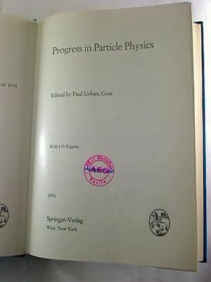 Progress in Particle Physics.