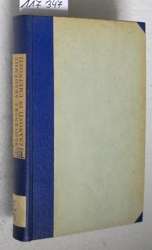 LETOPIS - Slovenske Akademije Znanosti in umetnosti - VII. Knjiga / 1955 u. VIII. Knjiga / 1956-1...