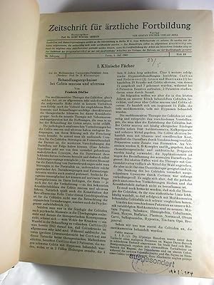 Zeitschrift für ärztliche Fortbildung. - 54. Jg. / 1960 - (Hefte13-24, gebunden in einem Band)