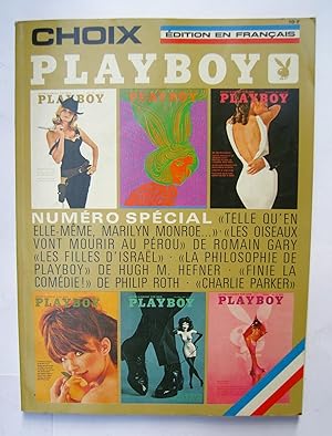 Imagen del vendedor de Playboy Magazine. Choix. dition En Franais. Marilyn Monroe Poster a la venta por La Social. Galera y Libros
