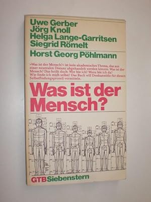 Seller image for Was ist der Mensch? (=GTB 330). for sale by Stefan Kpper